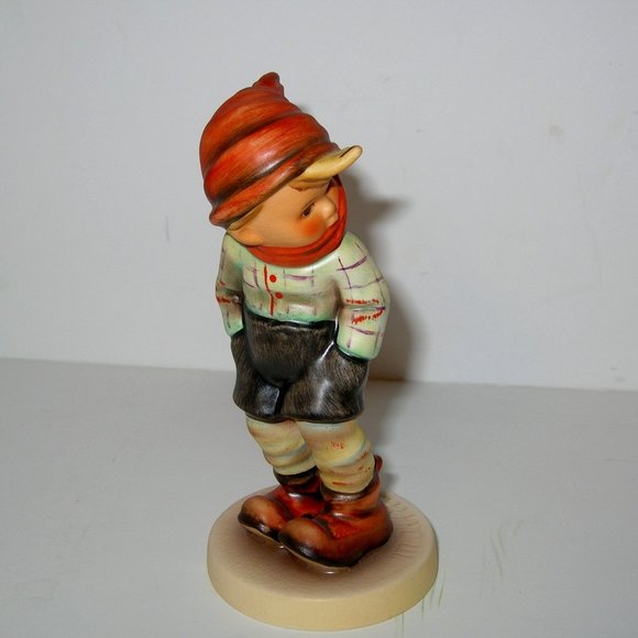 M I Hummel Goebel Figurine "MARCH WINDS" #43 TMK6 Germany 5" Tall NICE!!  B - Picture 1 of 6